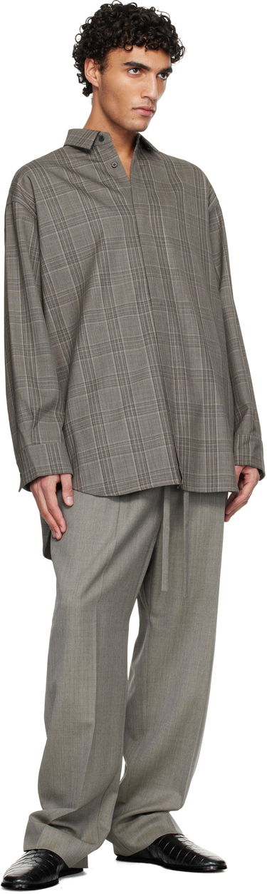 Košeľa Fear of God Fear of God Wool Relaxed Classic Plaid Shirt Šedá | FG25FW60-603HWH-293, 3