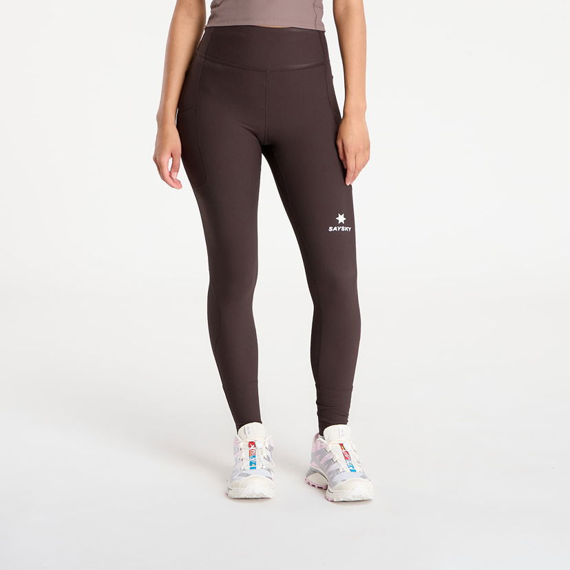 Legíny Saysky SAYSKY Combat+ Rib Long Tights Hnedá | OWRLT21C712
