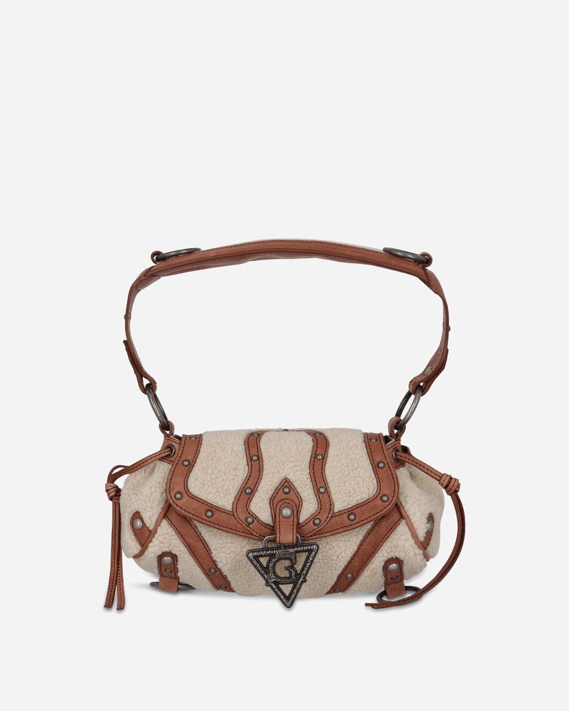 Kabelka GUESS Mini Claudia Fur Bag Béžová | W5BZ02W1790 F0C9