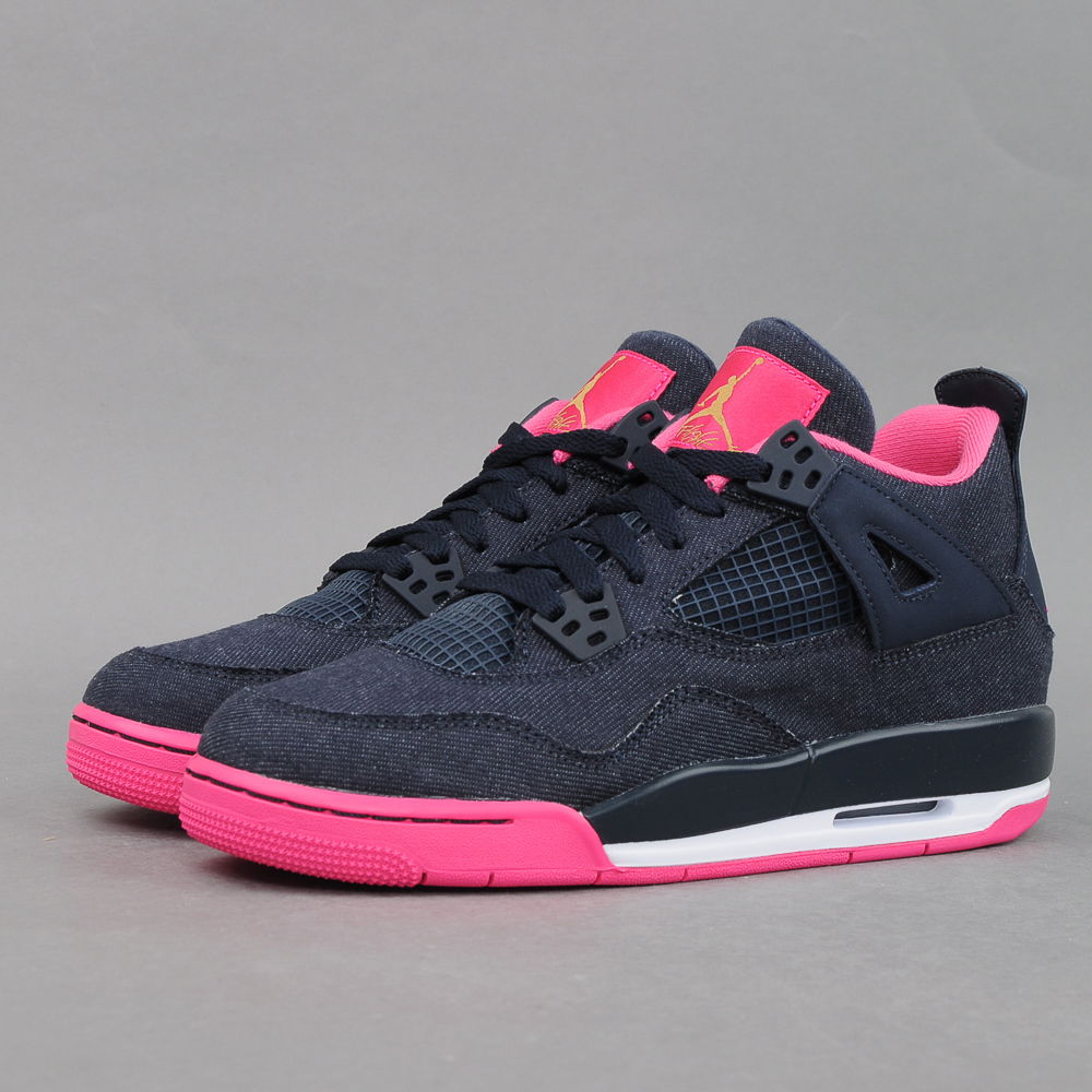 Tenisky a topánky Jordan Air Jordan 4 Retro "Denim" GG Navy | 487724-408, 1