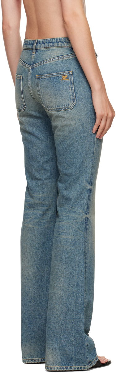 Džínsy Courrèges Courrèges Bootcut Jeans Modrá | VESDPA918DE0041, 2