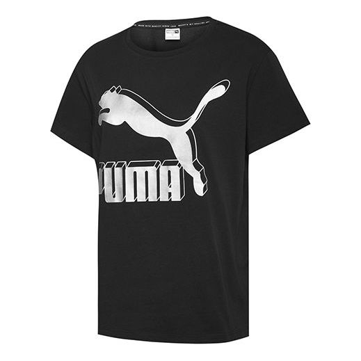 Tričko Puma Classics Logo Short Sleeve T-Shirt Čierna | 596512-71, 0