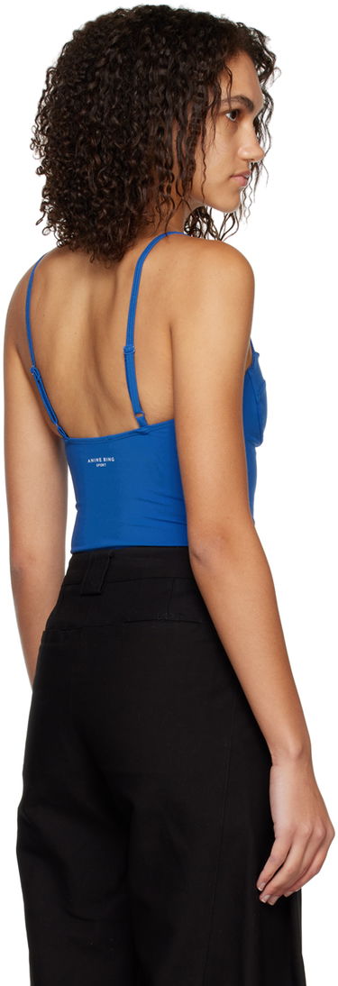 Body Anine Bing ANINE BING Via Bodysuit Modrá | S-08-9265-430, 2