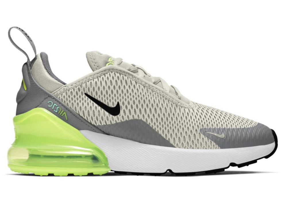 Tenisky a topánky Nike Air Max 270 Light Bone Volt (PS) Šedá | AO2372-030, 0