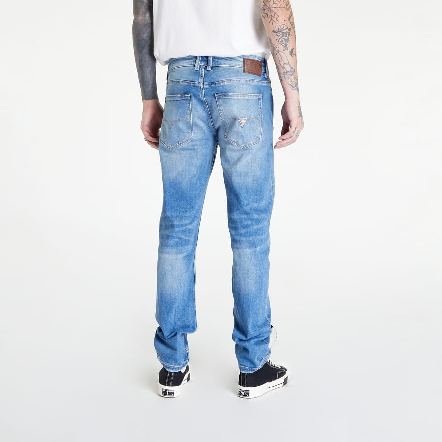 Džínsy GUESS Slim Fit Denim Jeans Modrá | M2YAS2D3DF2-RKPT, 1
