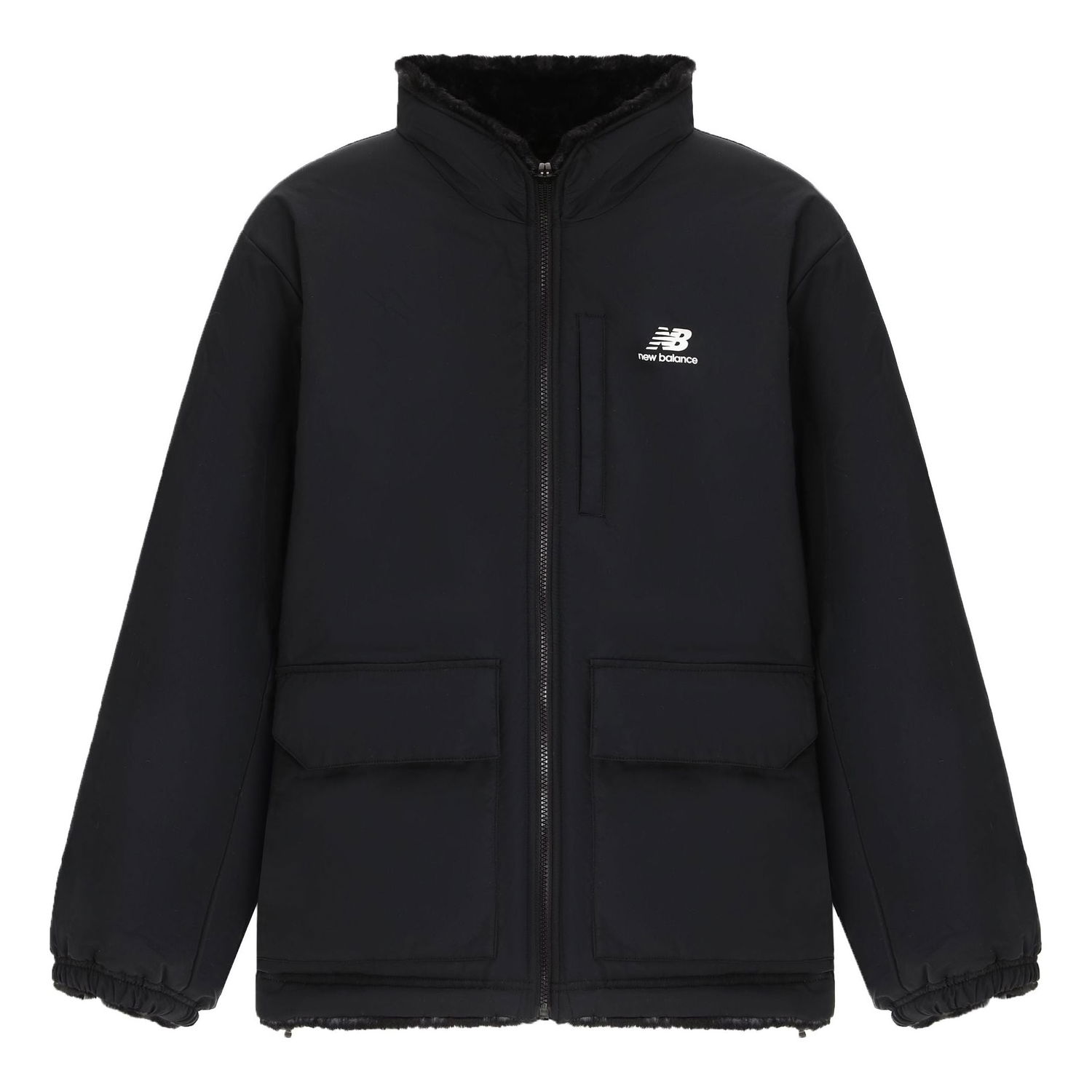 Prešívaná bunda New Balance Logo Windbreaker Jacket Čierna | 6DC43783-BK, 0