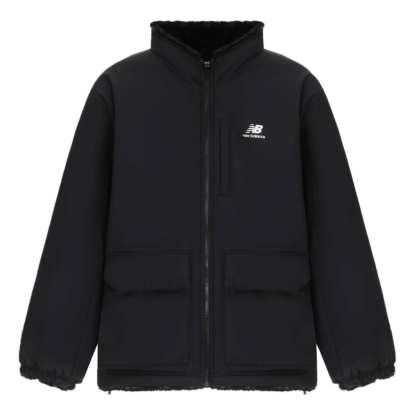 Prešívaná bunda New Balance Logo Windbreaker Jacket Čierna | 6DC43783-BK