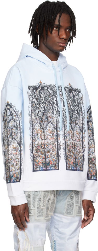 Mikina Who Decides War Who Decides War Ignatius Graphic Print Hoodie Modrá | 1110270008SS25, 1
