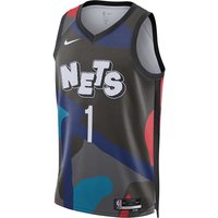 Dres Nike NBA BROOKLYN NETS x KAWS DRI-FIT CITY EDITION SWINGMAN JERSEY MIKAL BRIDGES Rôznofarebný | DX8487-014, 0