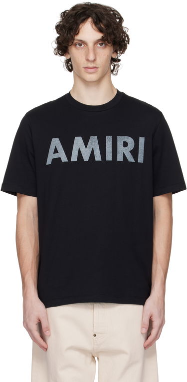 Tričko AMIRI Amiri Stencil T-Shirt Čierna | AMJYTE1214, 0