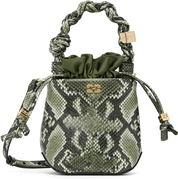 Bou Bucke Mini Snakeskin Bucket Bag