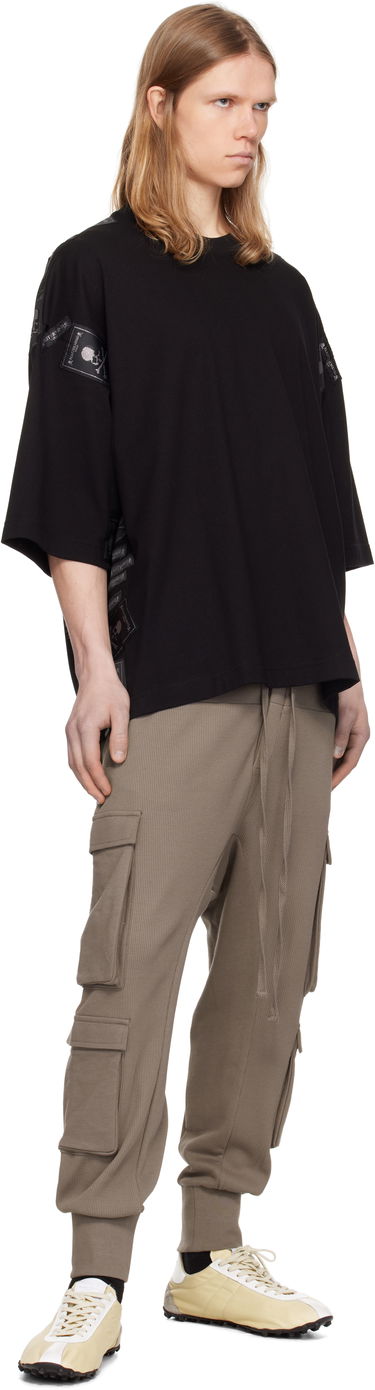 Tričko Mastermind WORLD Mastermind World Boxy Fit Label T-Shirt Čierna | MW25S14-TS031-022, 3