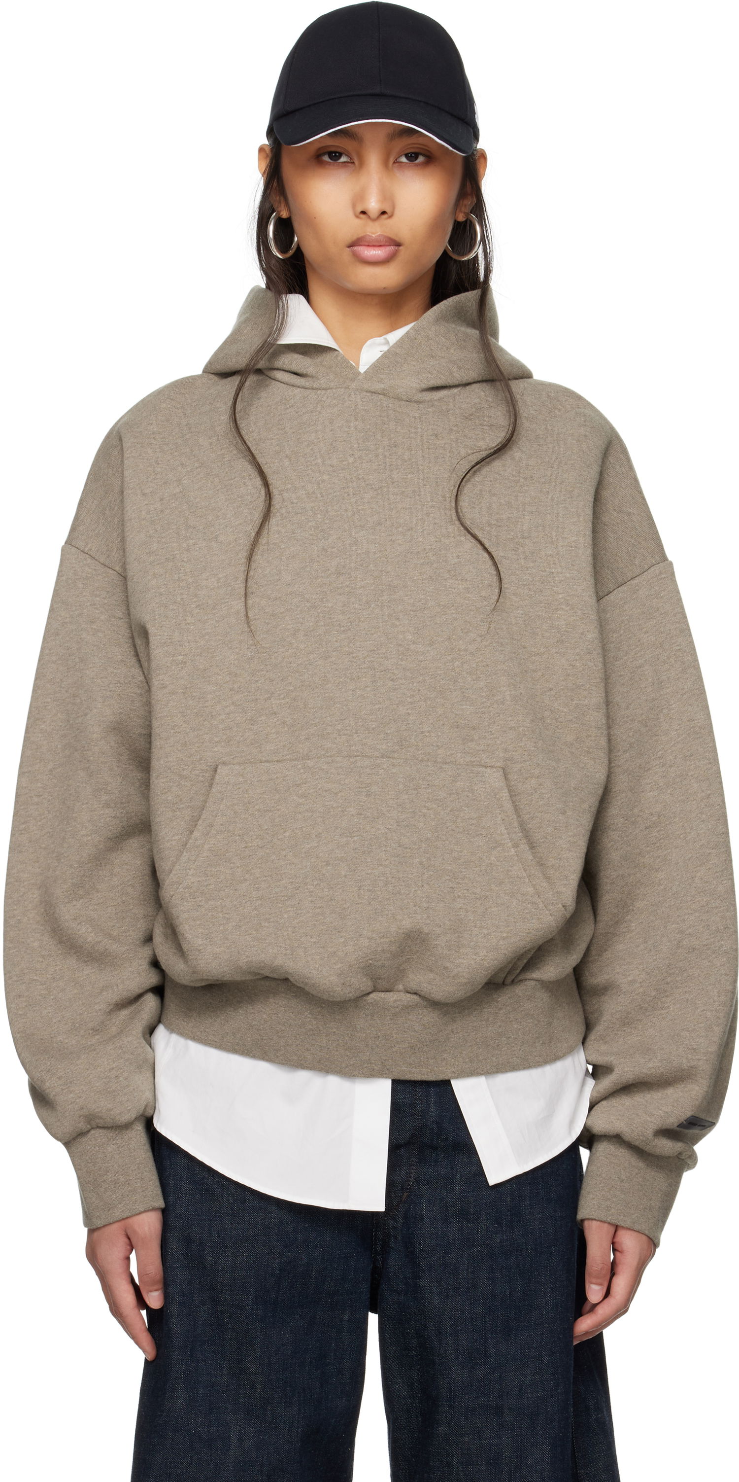 Mikina Fear of God Fear of God ESSENTIALS Classic Hoodie Šedá | 192AS252051F, 0