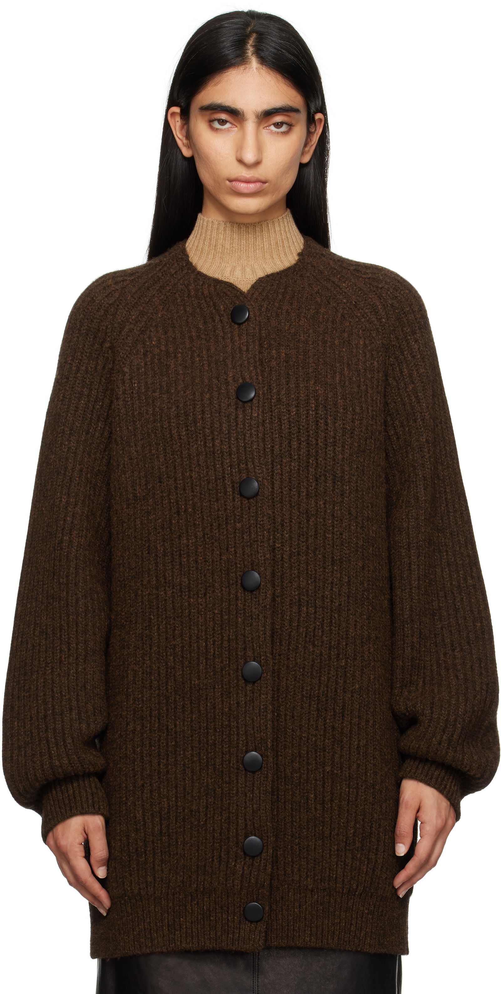 Jina Wool-Blend Cardigan