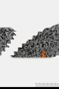 Graphic Wool Hand Knit Beanie