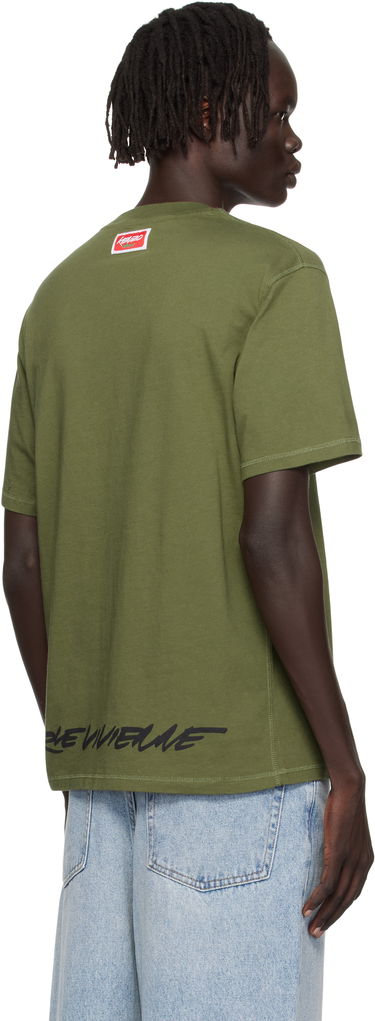 Tričko KENZO Kenzo Paris Futura 2000 Edition Cotton T-Shirt Zelené | FF65TS2524SG, 2