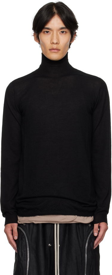 Sveter Rick Owens Rick Owens Concordians Level Turtleneck Sweater Čierna | RU02E1624 WS, 0