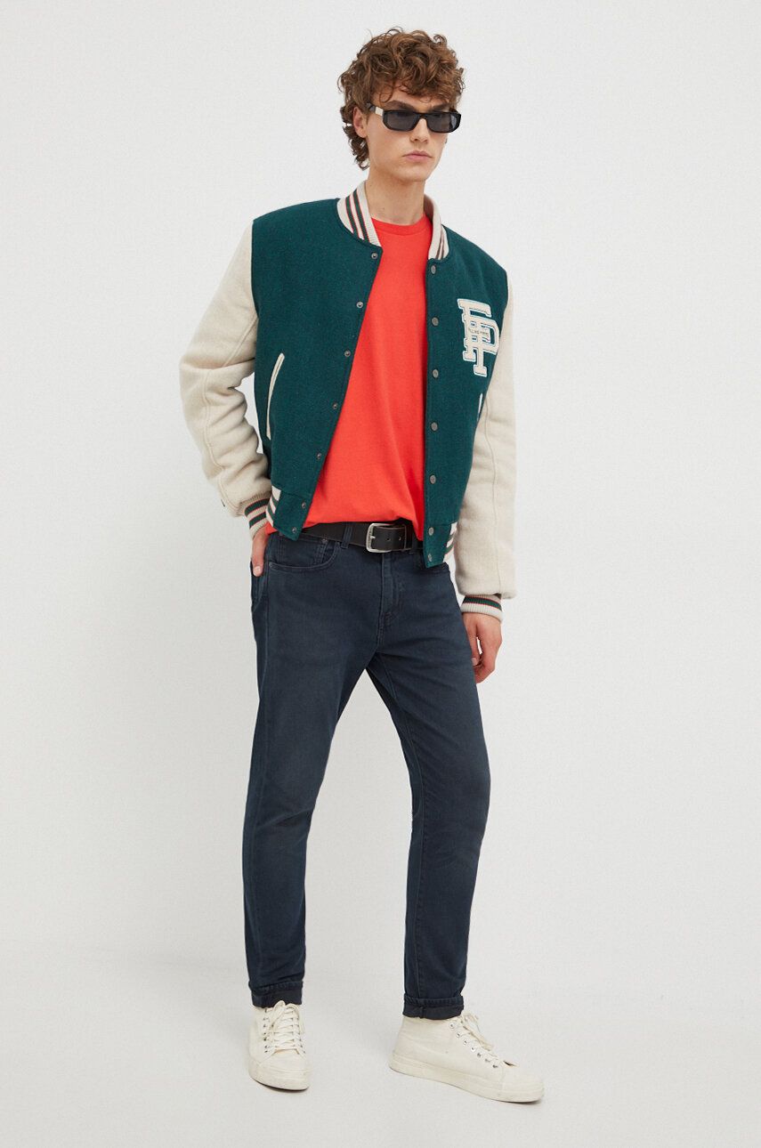 Bomber bunda Filling Pieces Varsity Jacket Zelené | 78616982011, 1