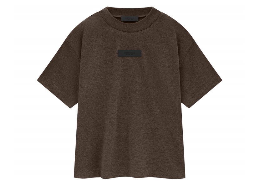 Tričko Fear of God Core Collection S/S Tee Heather Wood Hnedá | 125SU245442FW