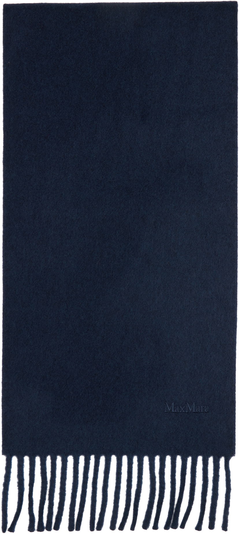 Šál Max Mara Scilli Fringed Scarf Navy | 2524546052600