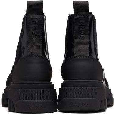 Tenisky a topánky GANNI Cleated Low Chelsea Boots Čierna | S3242, 1