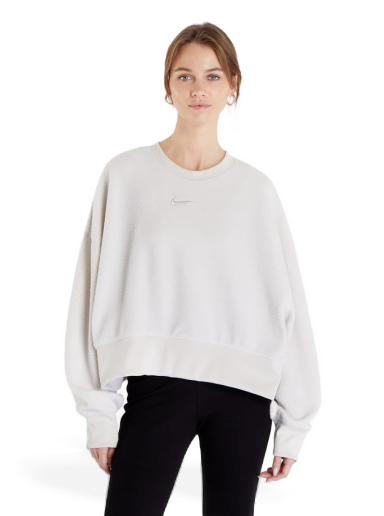 Sportswear Plush Mod Crop Crew-Neck Sweatshirt