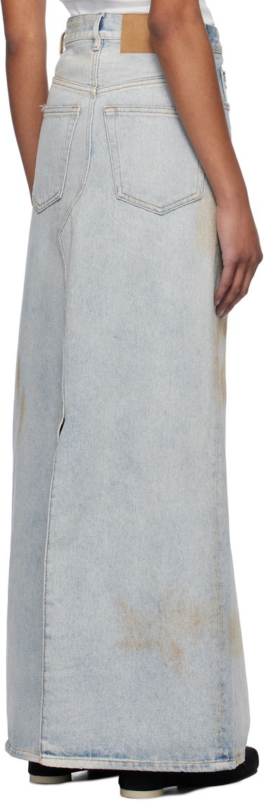 Sukňa Maison Margiela MM6 Maison Margiela Distressed Denim Maxi Skirt Modrá | S52MI0016 M30018, 2