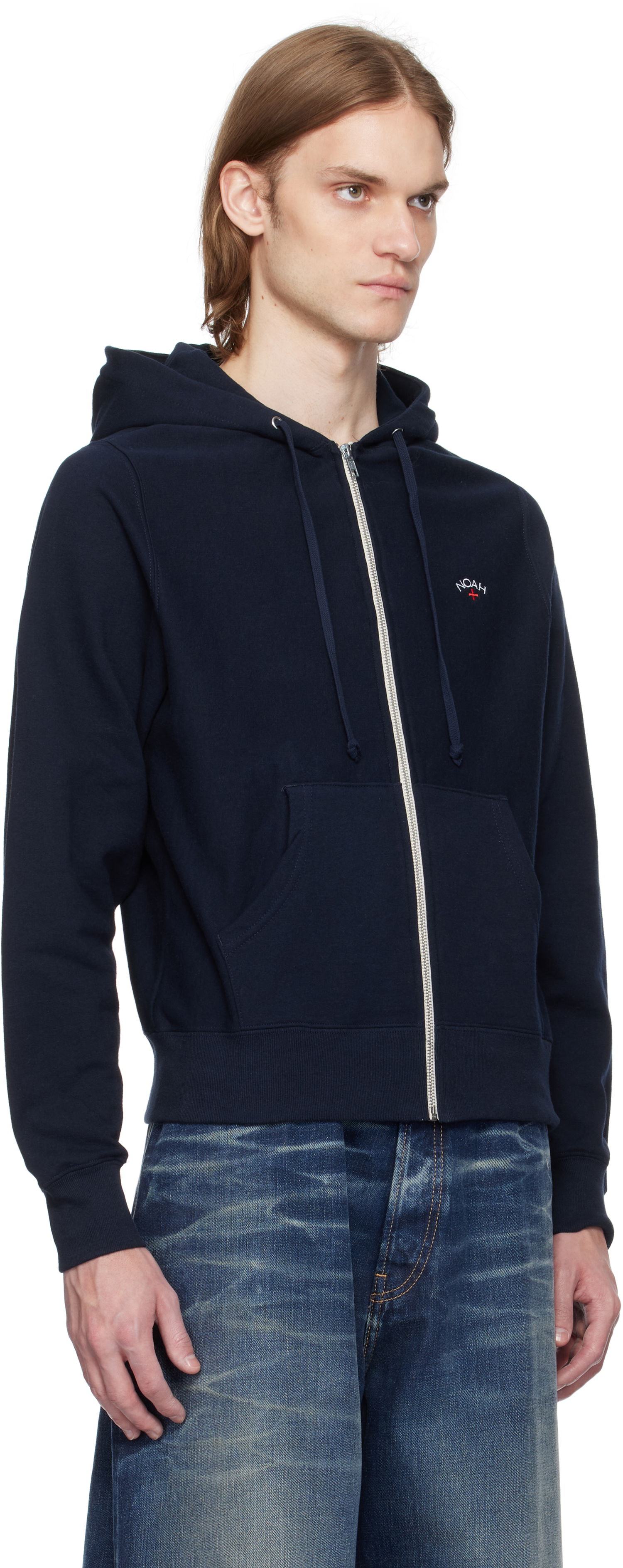 Mikina Noah Zip Hoodie Navy | SS2NOAHNVY, 1