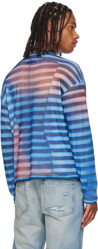 Tričko Jean Paul Gaultier Jean Paul Gaultier 'The Oversized Air' Long Sleeve Top Modrá | 25/03-W-TO317-M005P-565034, 2
