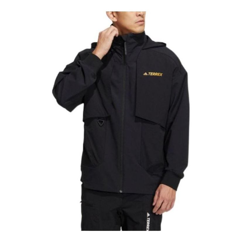 Parka adidas Performance Terrex Men's Hooded Outdoor Jacket Čierna | HN2027, 0