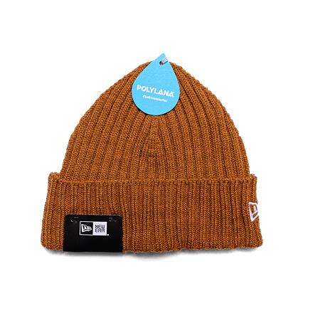 Kulicha New Era Rib Short Cuff Beanie Toasted Peanut / Black One Size Oranžová | 60364240, 0