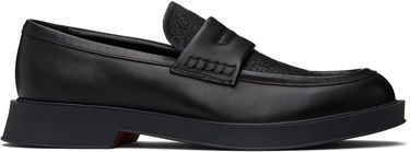 Tenisky a topánky BOSS Hugo Embroidered-Logo Loafers Čierna | 50548486, 0