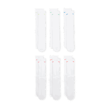 Ponožky Nike Everyday Plus Cushioned Training Socks (6 Pairs) Biela | SX6897-968, 3