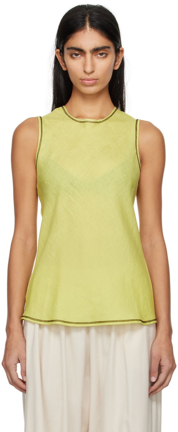 Tielko Baserange Baserange Dydine Sleeveless Top Žltá | TODY-SL-SP24, 0