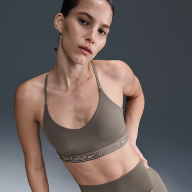 Podprsenka Nike Nike Indy Light-Support Padded Sports Bra Zelené | HV6953-289, 2