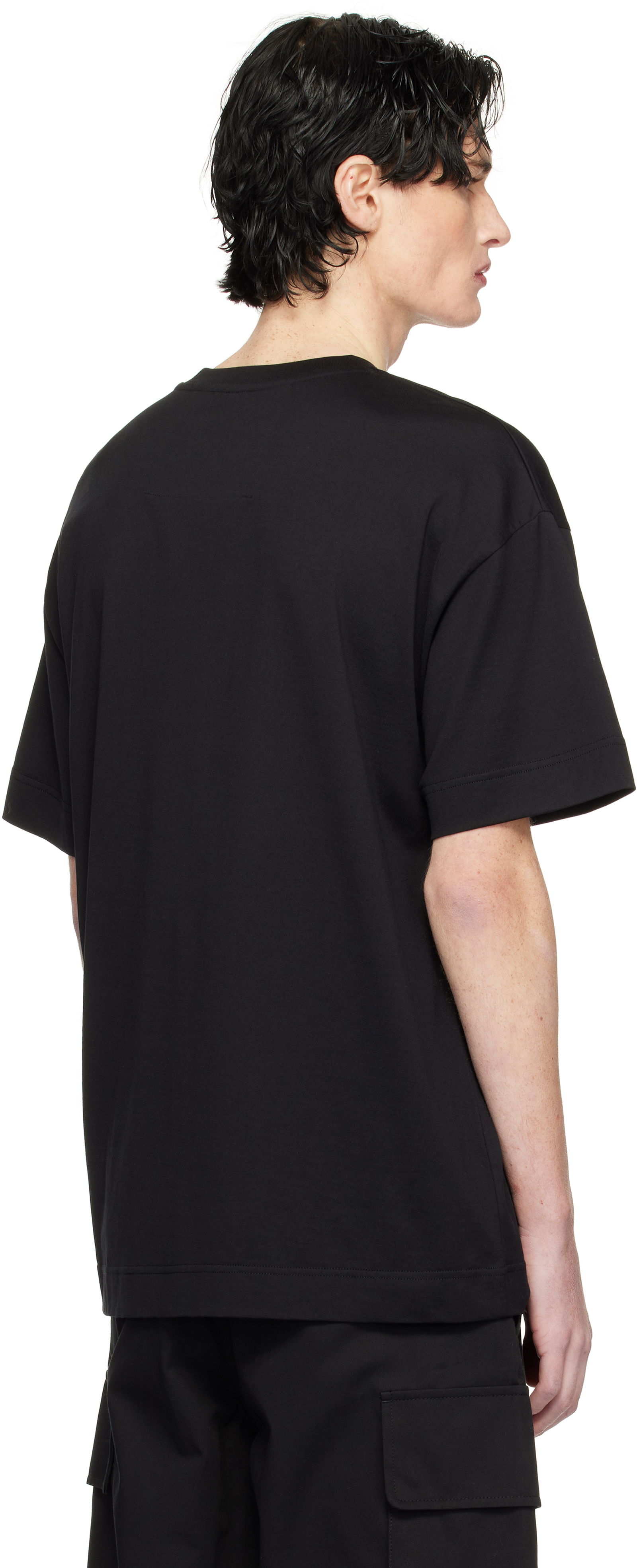 Black 'College' T-Shirt