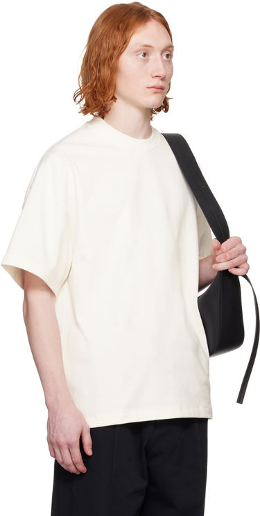 Tričko Jil Sander Jil Sander Logo Flag Shoulder T-Shirt Čierna | J22GC0195_J20244, 4
