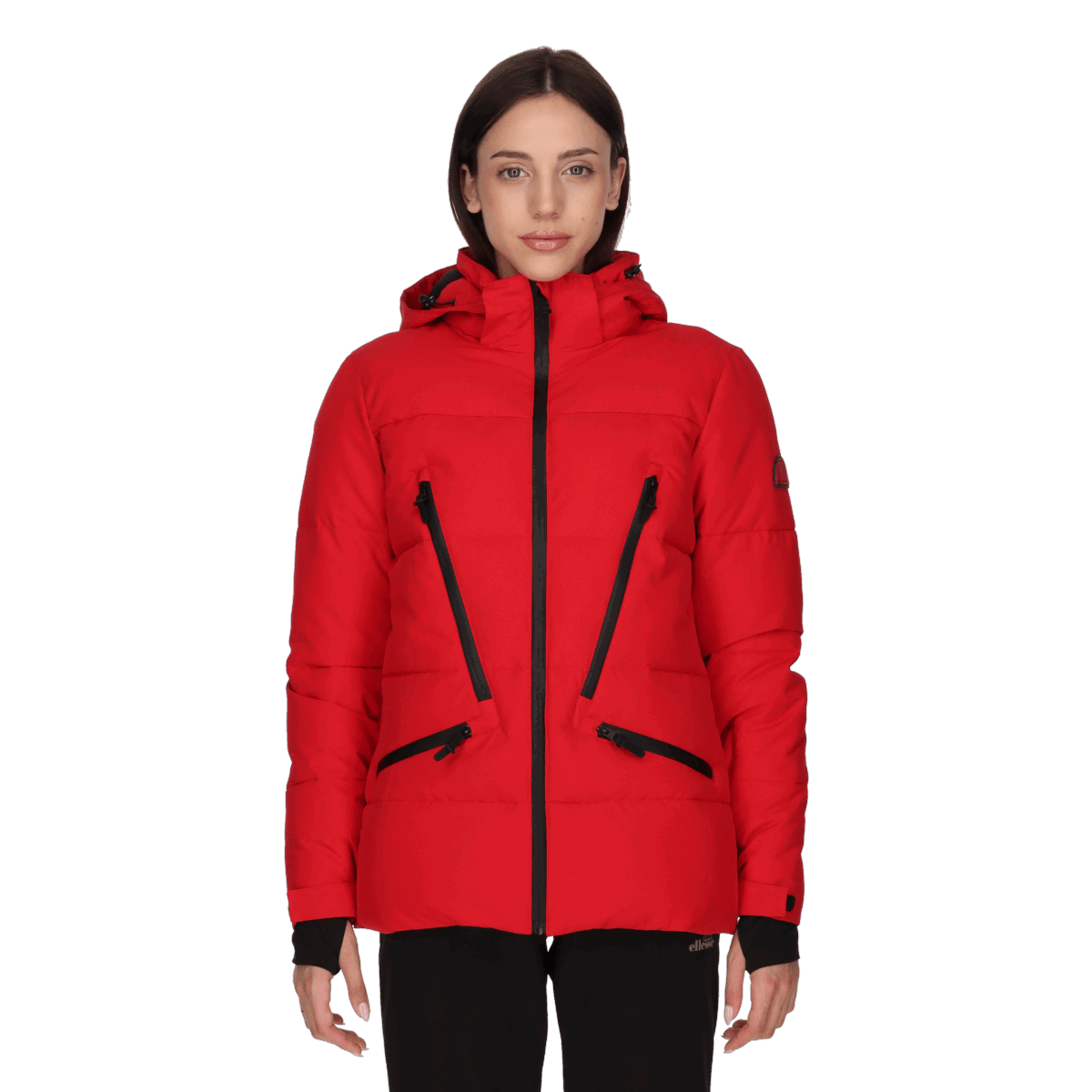 Prešívaná bunda Ellesse ZIZZY Puffer Jacket with Hood Červená | ELA223F522-51, 0