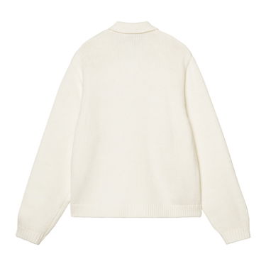 Sveter Carhartt WIP Carhartt WIP Detroit Knit Jacket Biela | A242021_12, 5