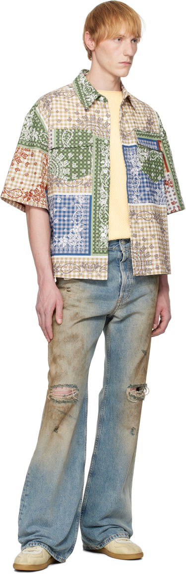 Košeľa Rhude Rhude Bandana Boxy Work Shirt Rôznofarebný | RHSS25SR05217, 3