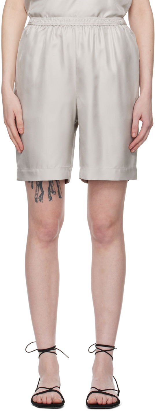 Šortky Loulou de Saison Loulou de Saison Zinia Shorts Šedá | ZINIA, 0