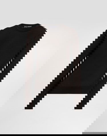 Sveter Dolce & Gabbana Dolce & Gabbana Cashmere Pullover Hnedá | FXXAGZJBW0PM0682, 0