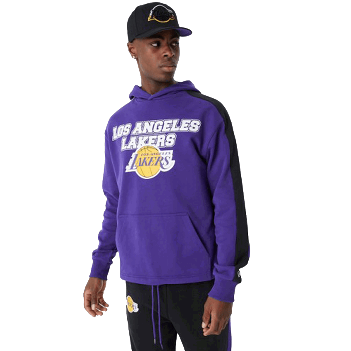 Mikina New Era NBA Los Angeles Lakers Graphic Hoodie Fialová | 60424463, 0