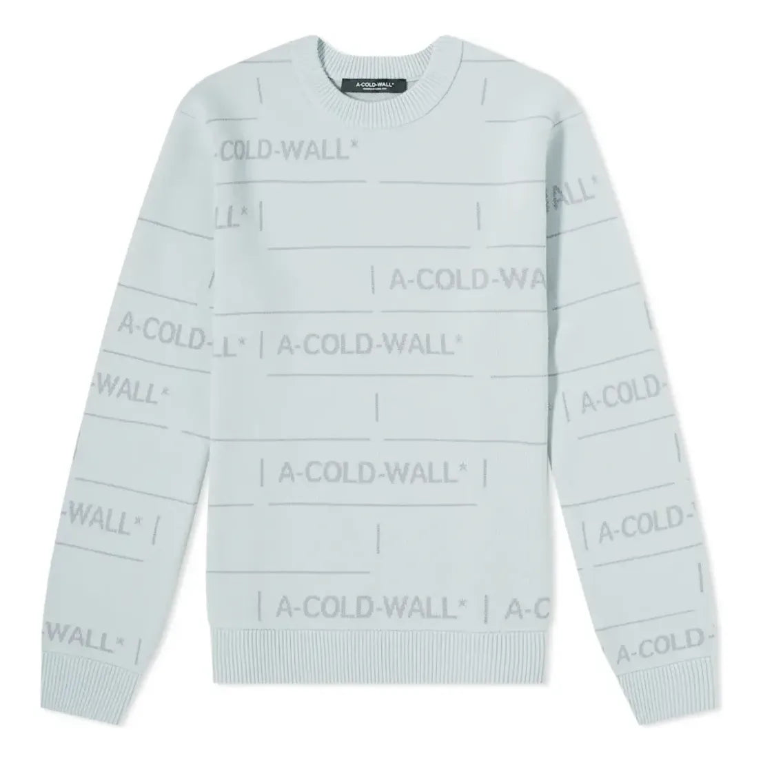 Sveter A-COLD-WALL* Chain Jacquard Knit Sweater Modrá | ACWMK031IC-GRY, 0