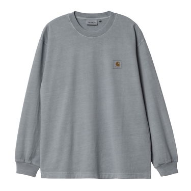 Tričko Carhartt WIP L/S Vista T-Shirt "Mirror garment dyed" Šedá | I030779_1NK_GD, 4