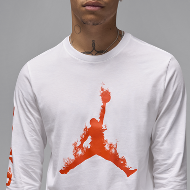 Tričko Jordan Long Sleeve T-Shirt Biela | FZ1989-100, 2