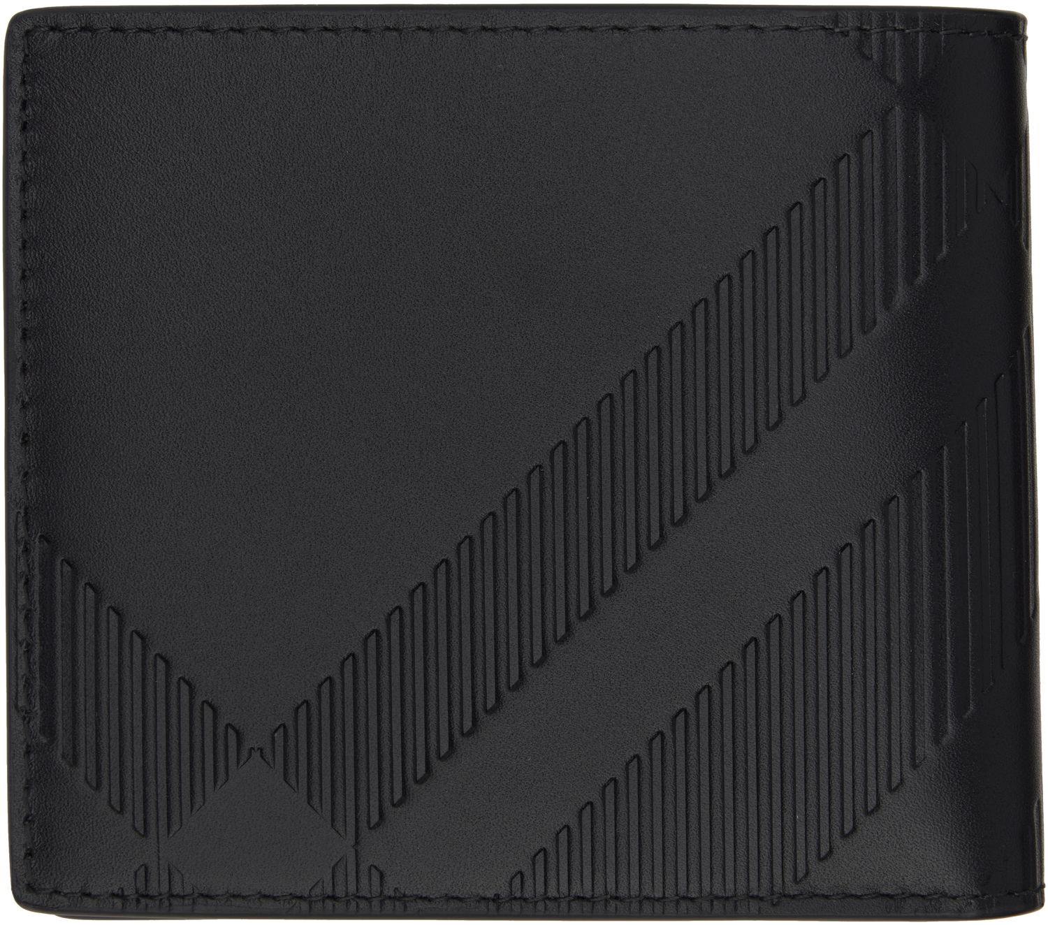 Peňaženka Burberry Embossed Check Bifold Wallet Čierna | 8103989, 1