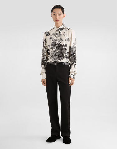 Košeľa Dolce & Gabbana Flower Bouquet-print Gold Jacquard Shirt Rôznofarebný | G5NP9TIS1Z0HK5SP, 1