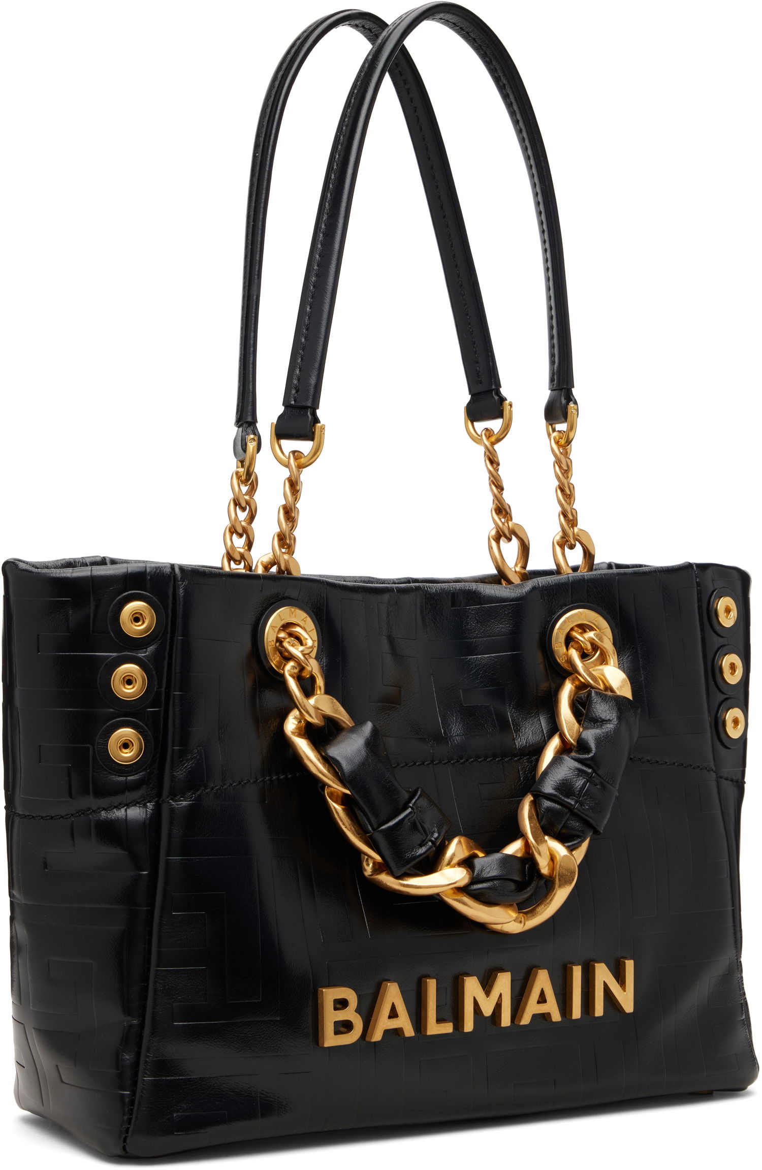 Tote bag Balmain Small 1945 Soft Tote Čierna | GN1FD871LETF, 1