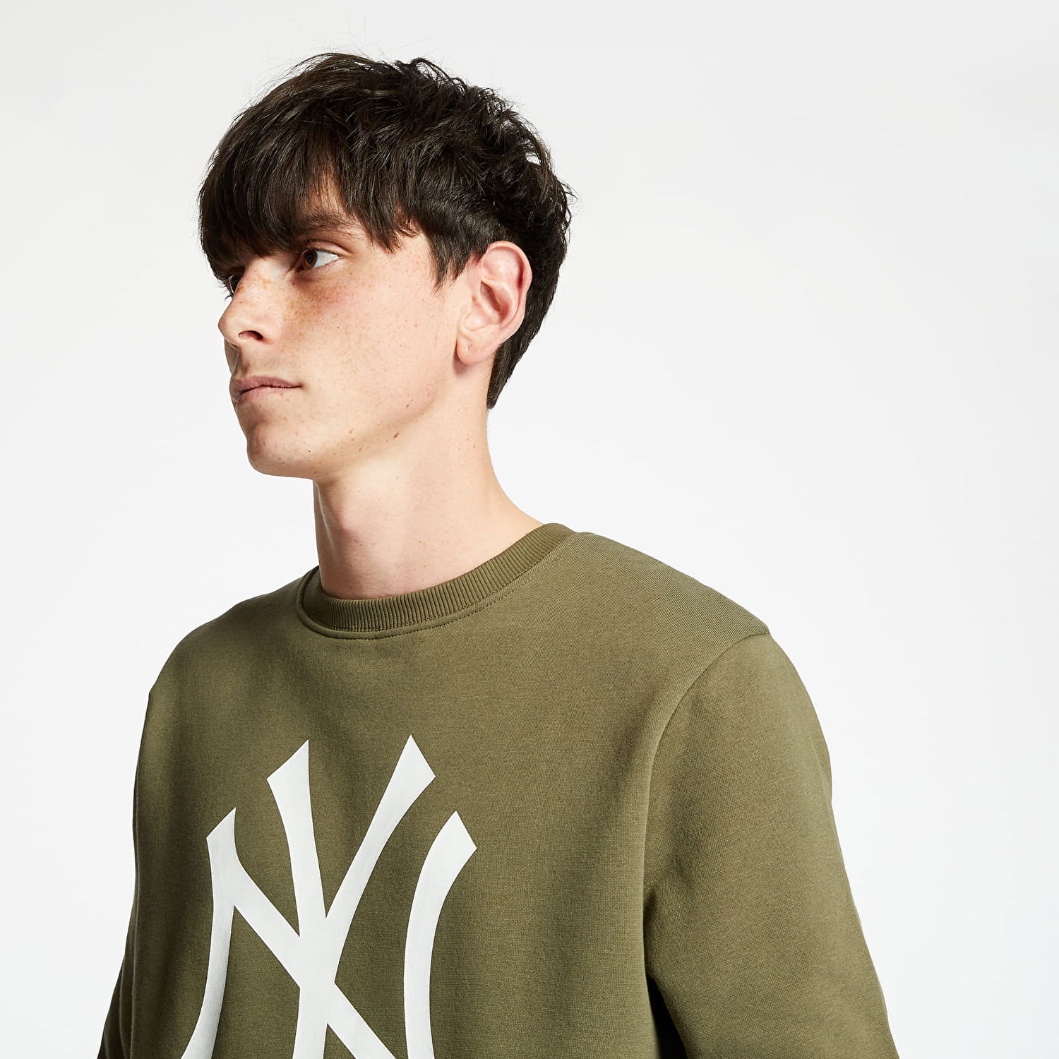 Mikina New Era MLB Team Logo New York Yankees Crewneck Zelené | 11863702, 1